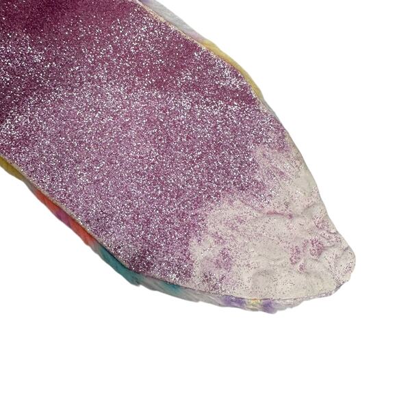 Build a Bear Floral Glitter Pawlette Bunny Rabbit Plush Toy BAB Easter Shirt - Picture 8 of 8